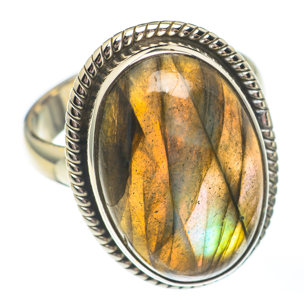 Labradorite Rings handcrafted by Ana Silver Co - RING67867