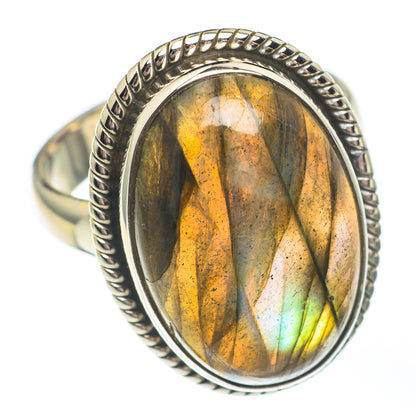 Labradorite Rings handcrafted by Ana Silver Co - RING67867