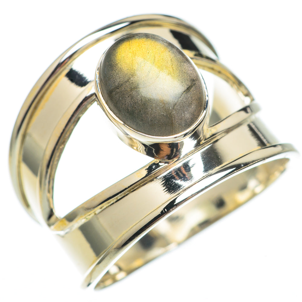 Labradorite Rings handcrafted by Ana Silver Co - RING67877