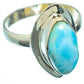 Larimar Rings handcrafted by Ana Silver Co - RING6788