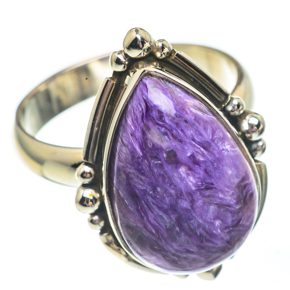 Charoite Rings handcrafted by Ana Silver Co - RING67887