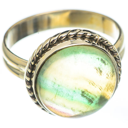Green Fluorite Rings handcrafted by Ana Silver Co - RING67899
