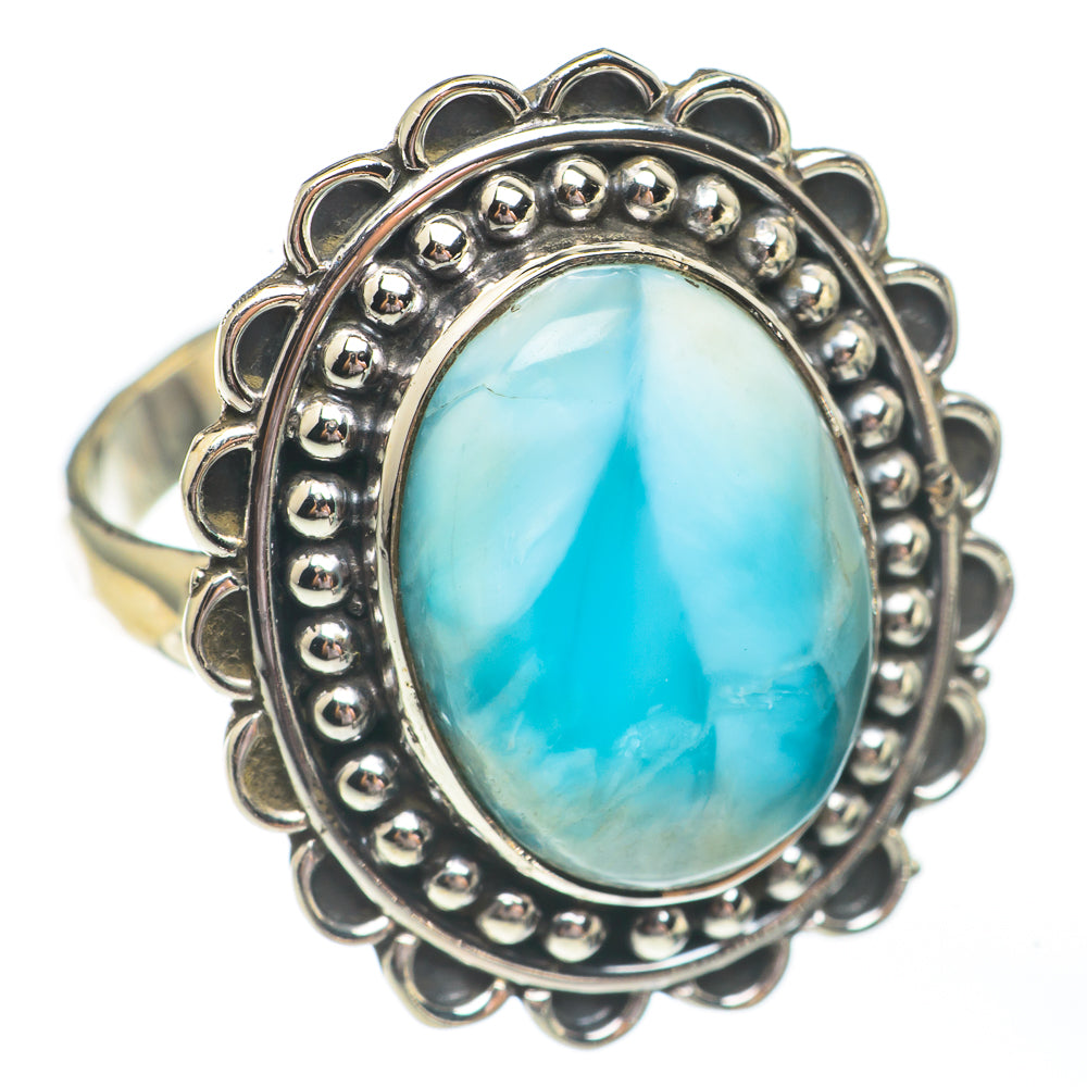 Larimar Rings handcrafted by Ana Silver Co - RING67901