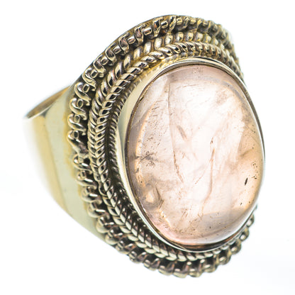 Rose Quartz Rings handcrafted by Ana Silver Co - RING67913