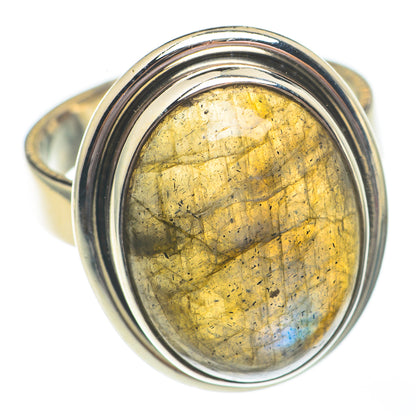 Labradorite Rings handcrafted by Ana Silver Co - RING67932