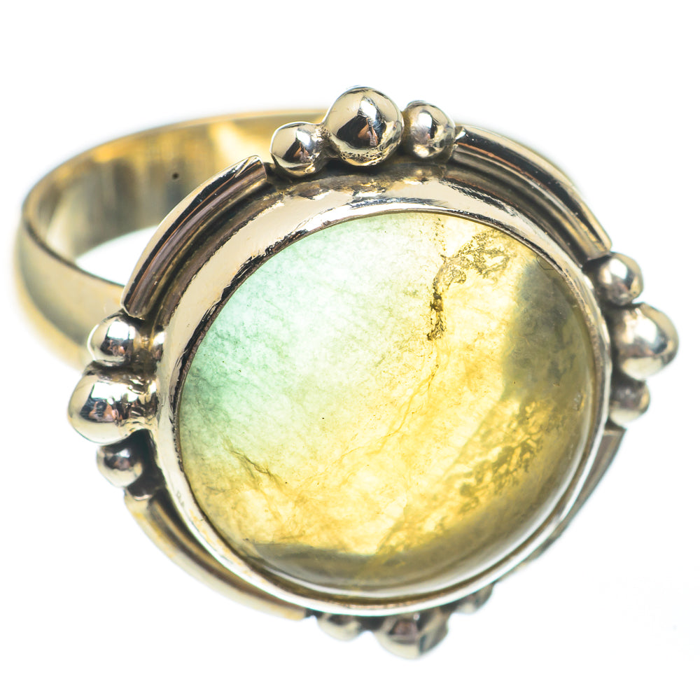 Green Fluorite Rings handcrafted by Ana Silver Co - RING67959