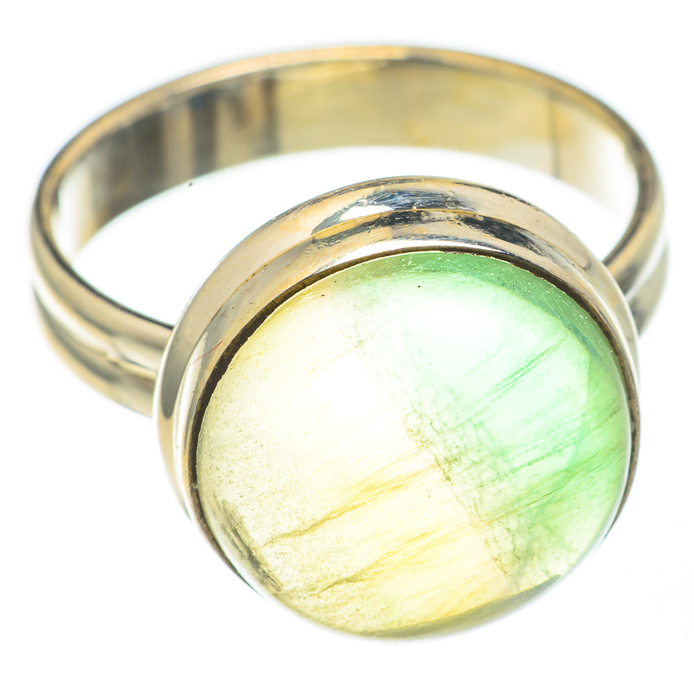 Green Fluorite Rings handcrafted by Ana Silver Co - RING67960