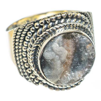 Desert Druzy Rings handcrafted by Ana Silver Co - RING67961