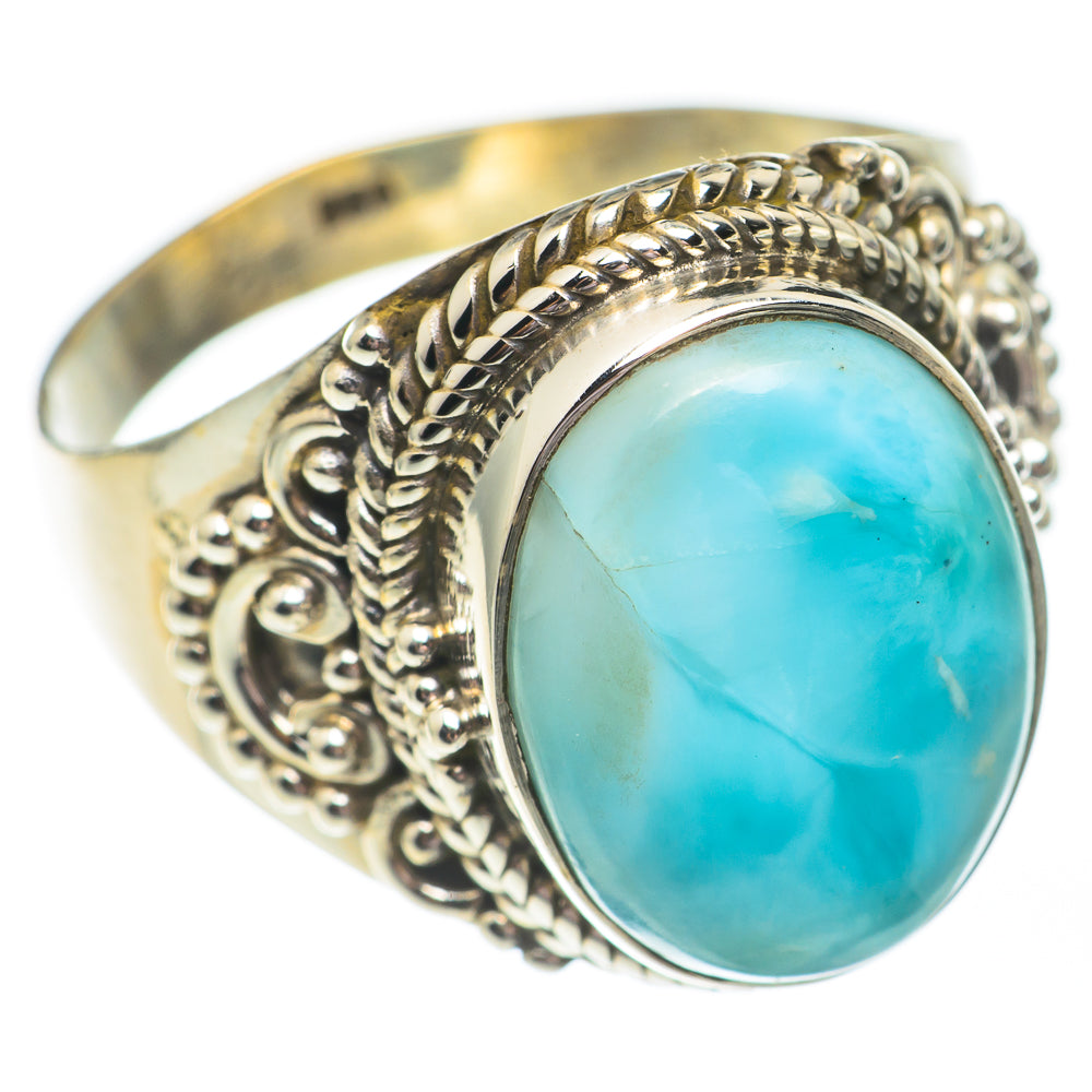 Larimar Rings handcrafted by Ana Silver Co - RING67962