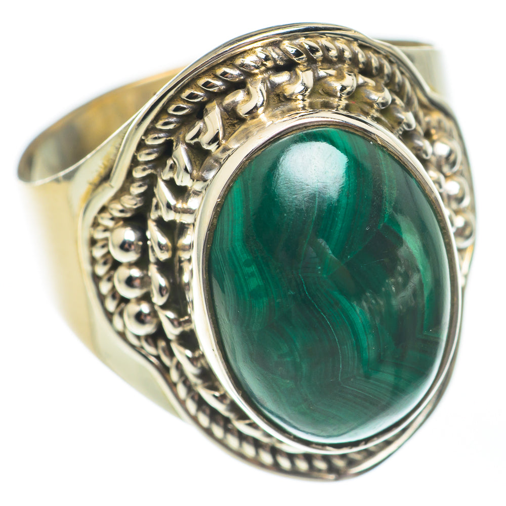 Malachite Rings handcrafted by Ana Silver Co - RING67969