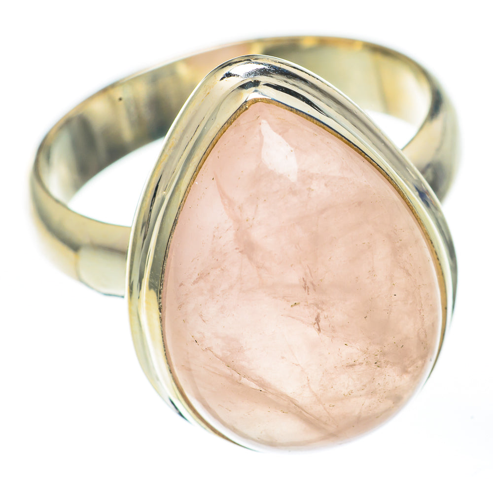 Rose Quartz Rings handcrafted by Ana Silver Co - RING67975