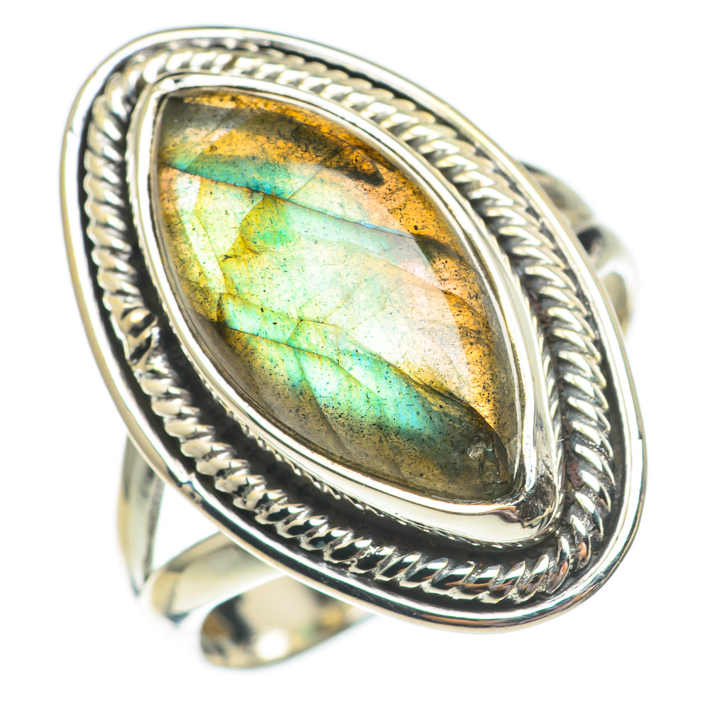 Labradorite Rings handcrafted by Ana Silver Co - RING67994