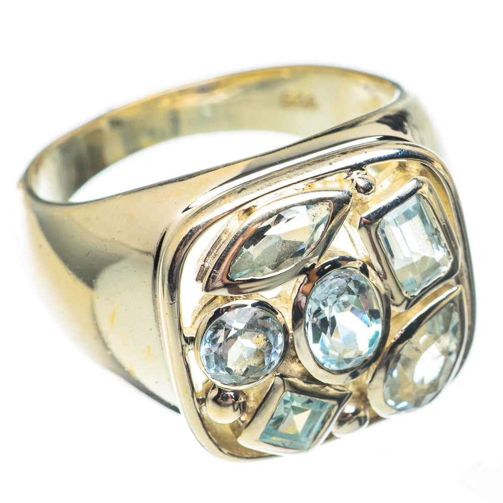 Blue Topaz Rings handcrafted by Ana Silver Co - RING68012