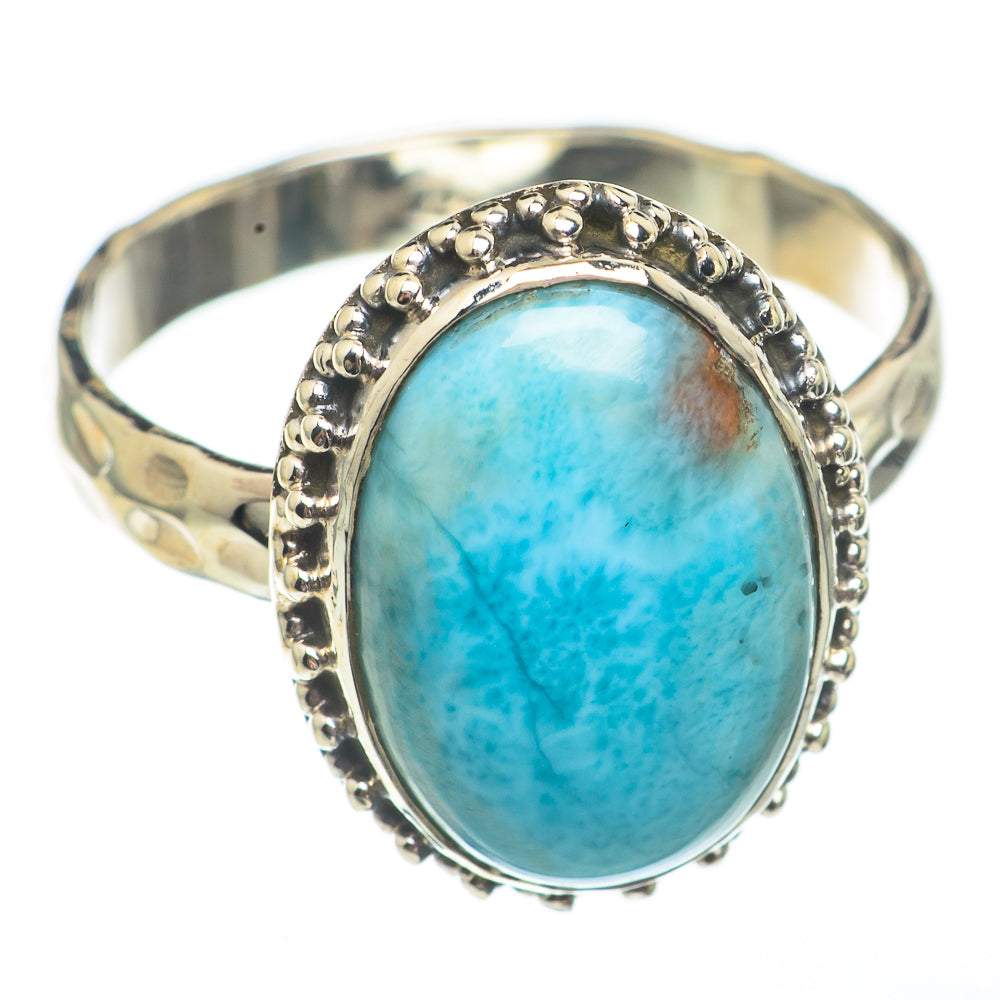 Larimar Rings handcrafted by Ana Silver Co - RING68013