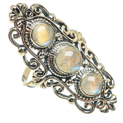 Labradorite Rings handcrafted by Ana Silver Co - RING68015
