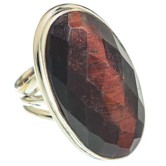 Red Tiger Eye Rings handcrafted by Ana Silver Co - RING68029