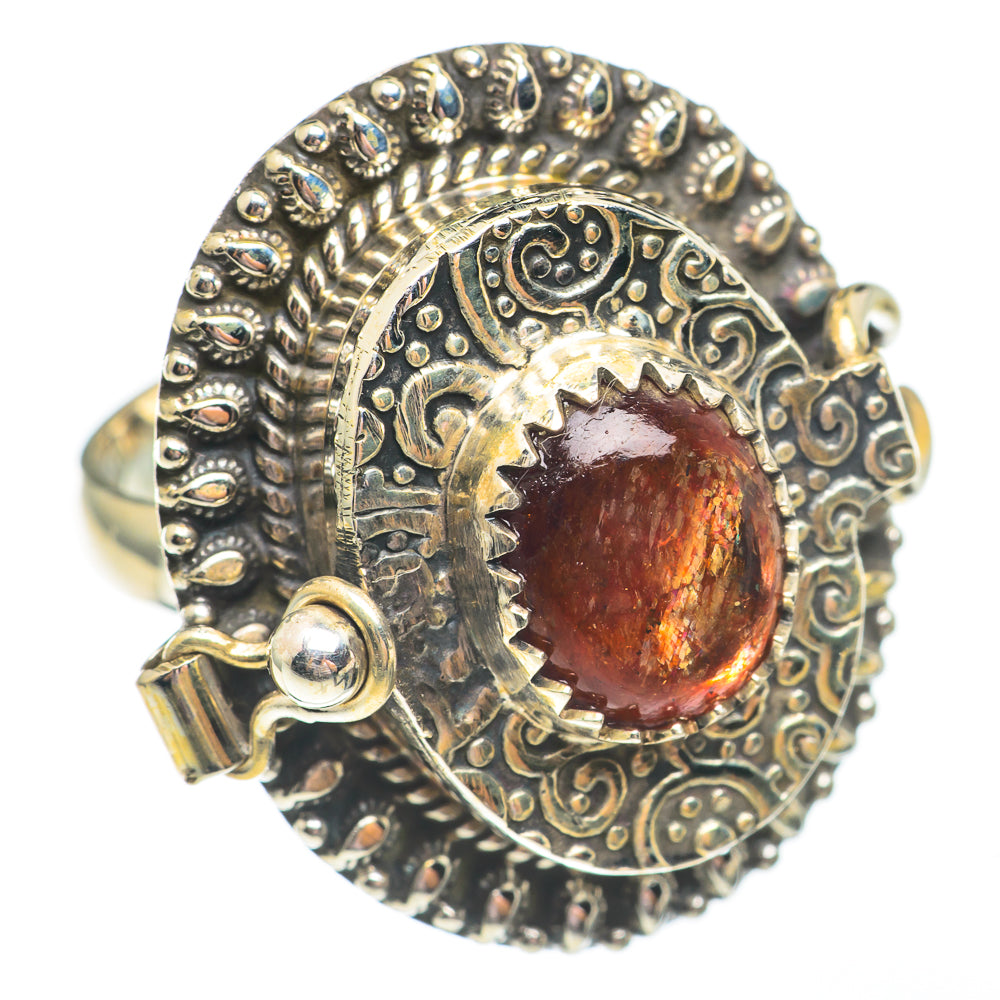 Sunstone Rings handcrafted by Ana Silver Co - RING68031