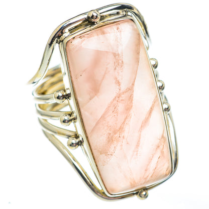 Rose Quartz Rings handcrafted by Ana Silver Co - RING68033
