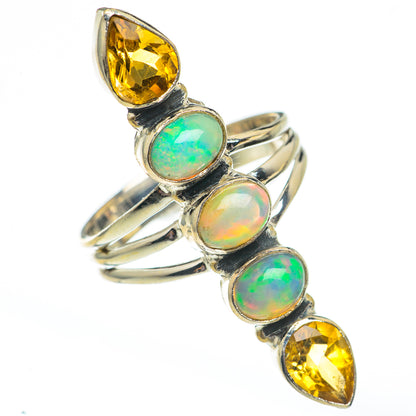Ethiopian Opal Rings handcrafted by Ana Silver Co - RING68050