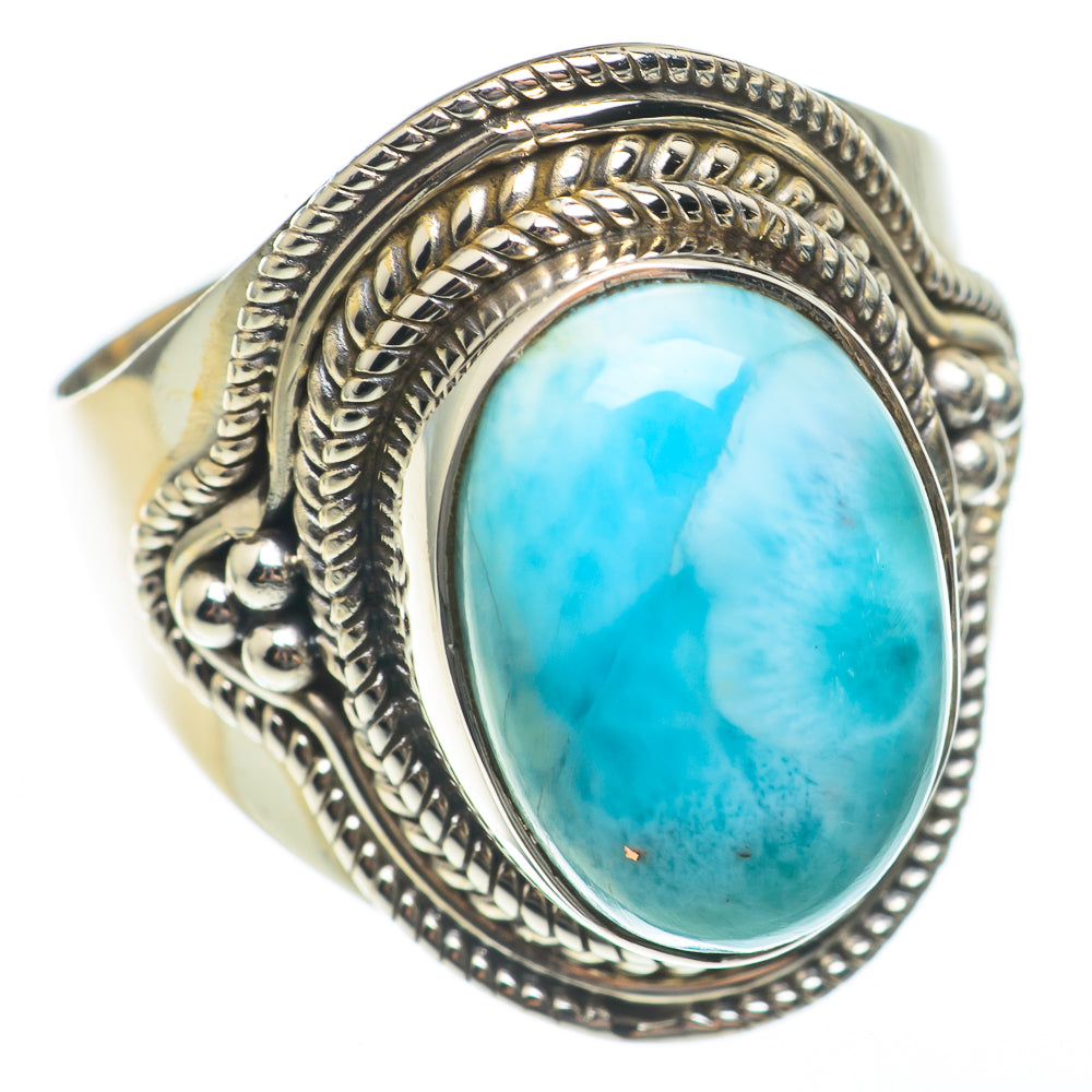 Larimar Rings handcrafted by Ana Silver Co - RING68081