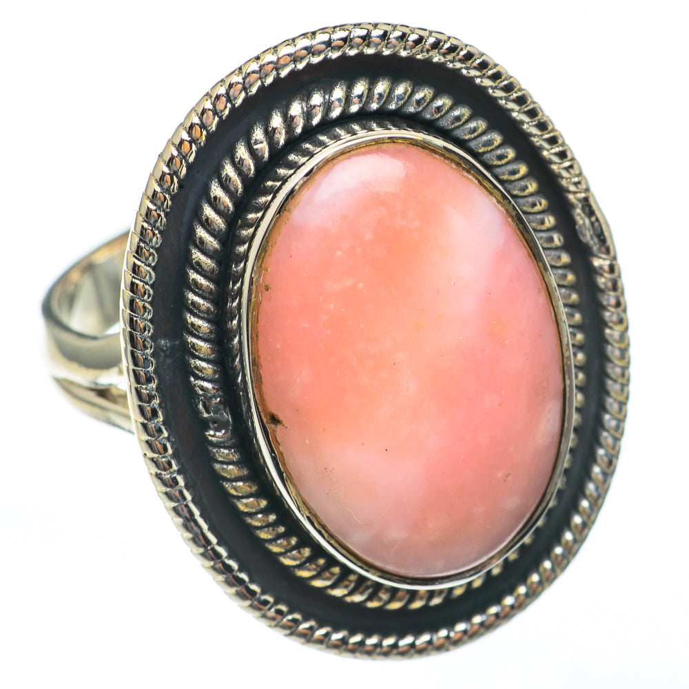 Pink Opal Rings handcrafted by Ana Silver Co - RING68089