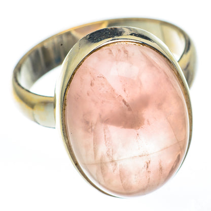 Rose Quartz Rings handcrafted by Ana Silver Co - RING68090