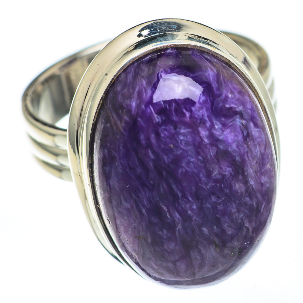 Charoite Rings handcrafted by Ana Silver Co - RING68095