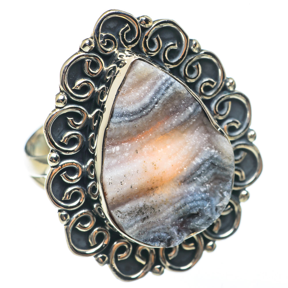 Desert Druzy Rings handcrafted by Ana Silver Co - RING68109