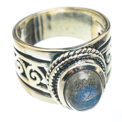 Labradorite Rings handcrafted by Ana Silver Co - RING68110