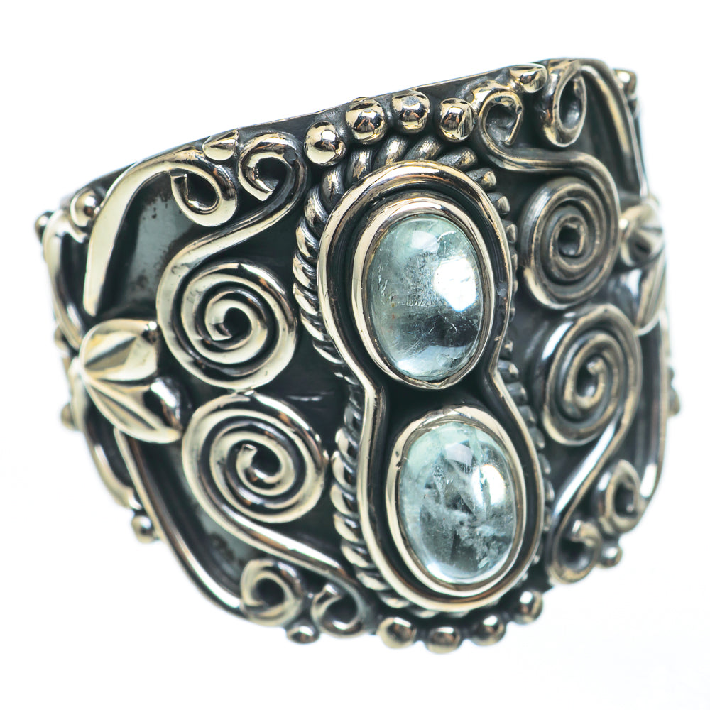 Aquamarine Rings handcrafted by Ana Silver Co - RING68111