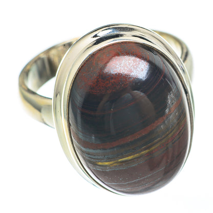 Red Tiger Iron Rings handcrafted by Ana Silver Co - RING68120