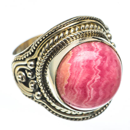 Rhodochrosite Rings handcrafted by Ana Silver Co - RING68123