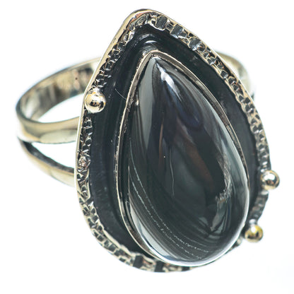 Psilomelane Rings handcrafted by Ana Silver Co - RING68133