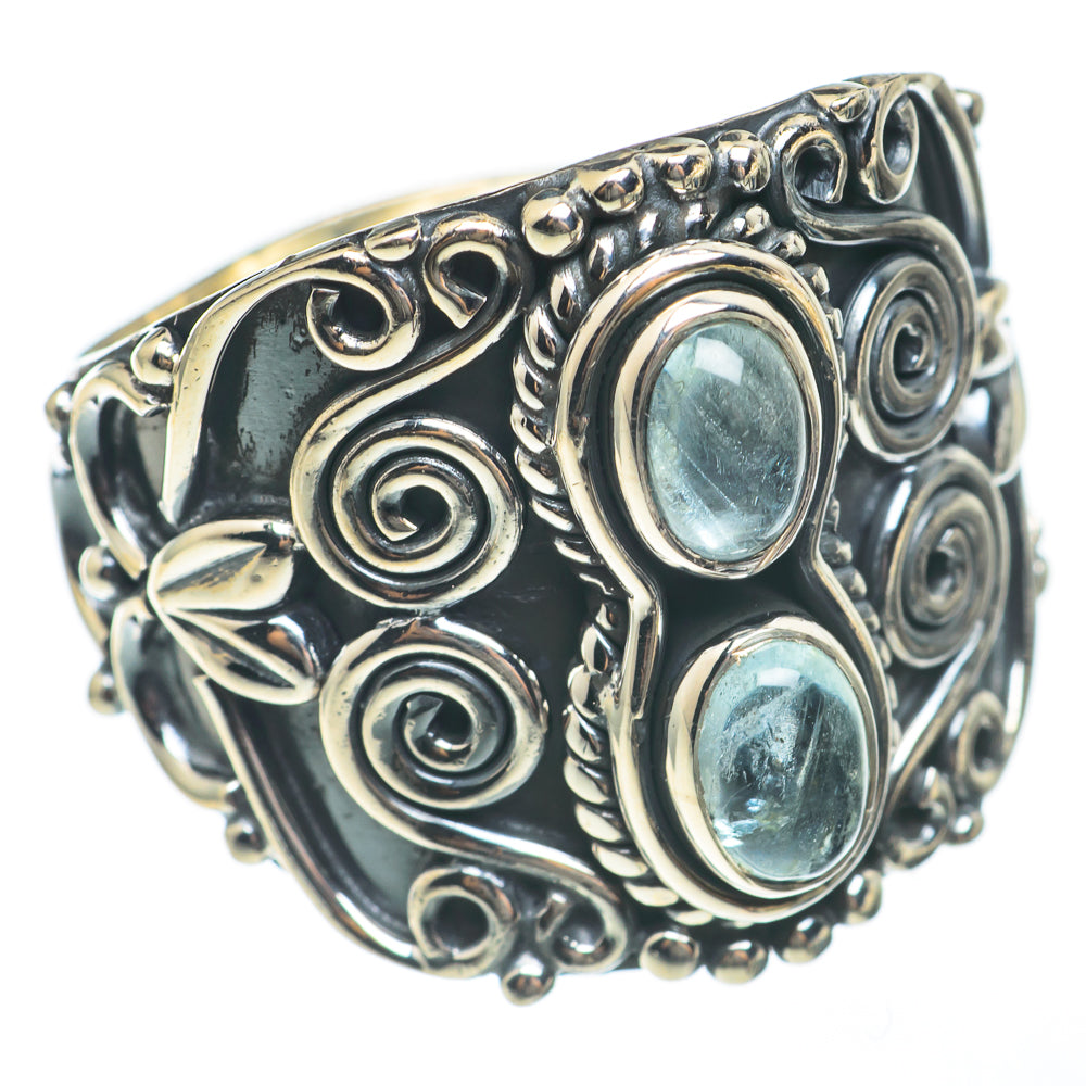 Aquamarine Rings handcrafted by Ana Silver Co - RING68146