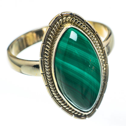 Malachite Rings handcrafted by Ana Silver Co - RING68149