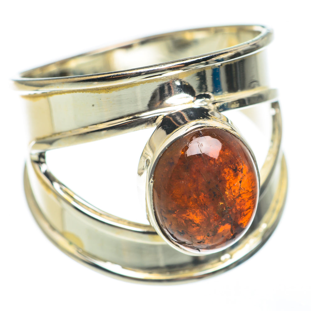 Baltic Amber Rings handcrafted by Ana Silver Co - RING68153