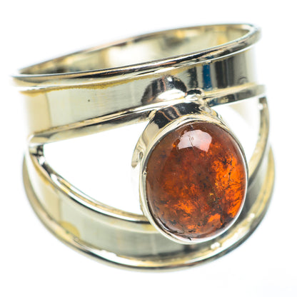 Baltic Amber Rings handcrafted by Ana Silver Co - RING68153
