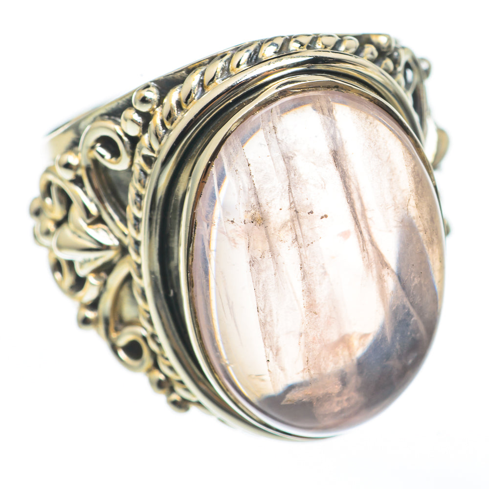 Rose Quartz Rings handcrafted by Ana Silver Co - RING68156