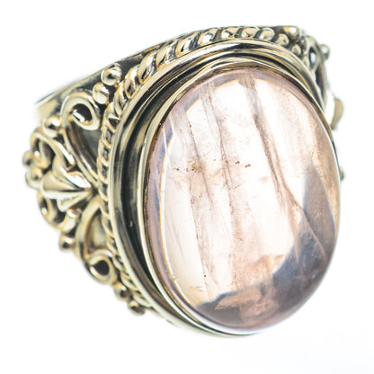 Rose Quartz Rings handcrafted by Ana Silver Co - RING68156