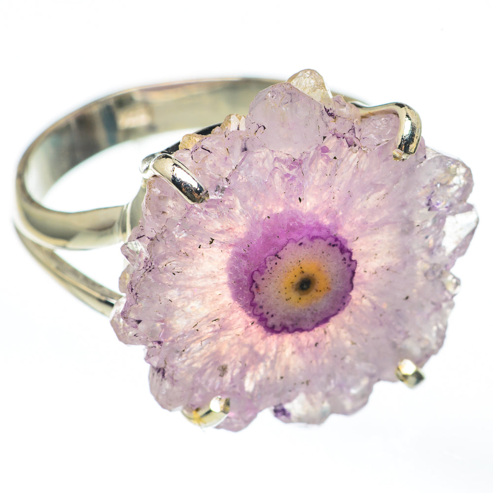Amethyst Stalactite Rings handcrafted by Ana Silver Co - RING68161