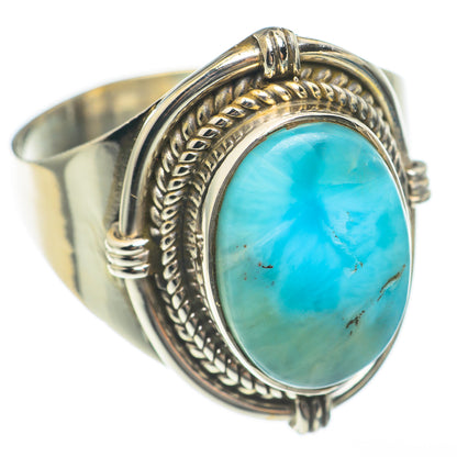 Larimar Rings handcrafted by Ana Silver Co - RING68176