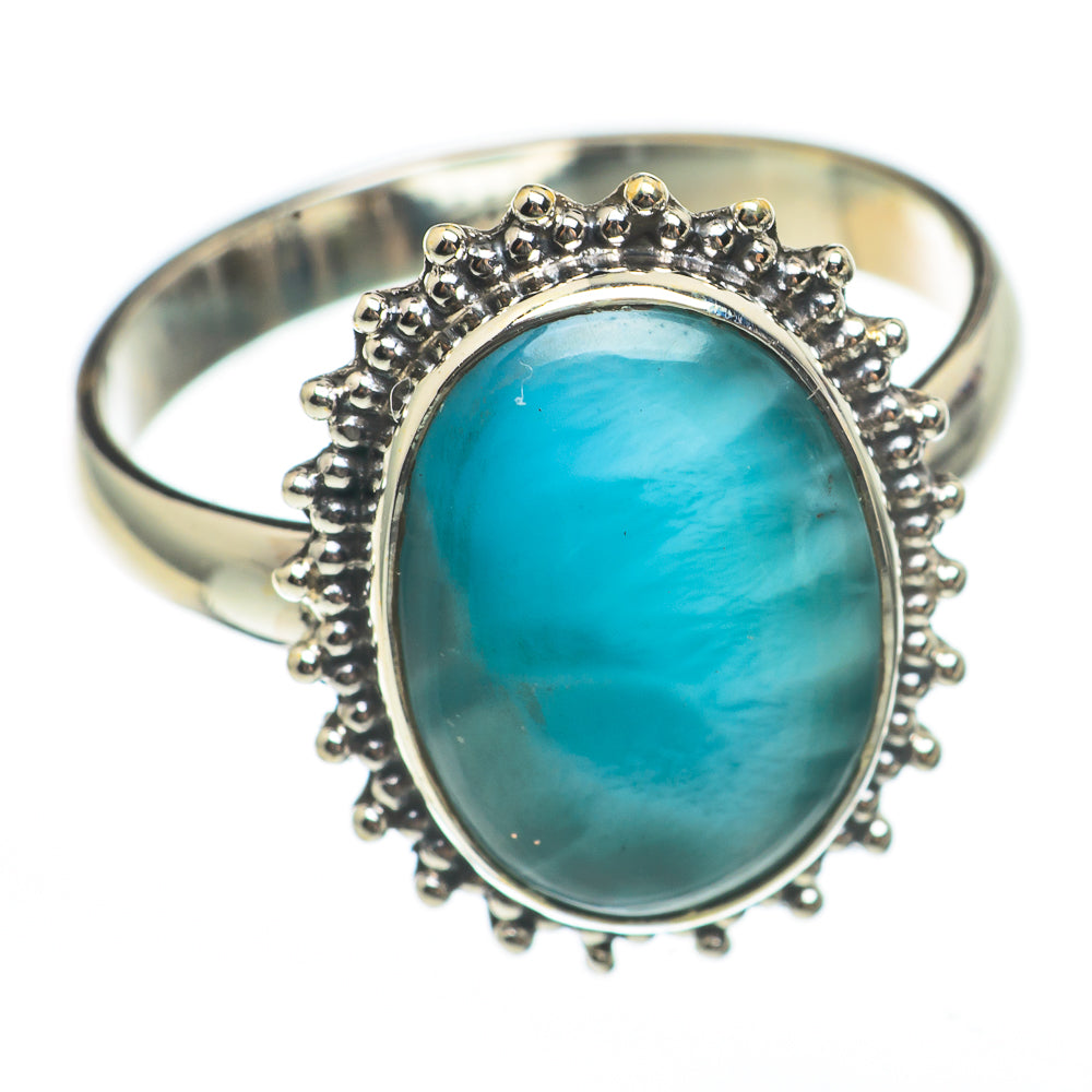 Larimar Rings handcrafted by Ana Silver Co - RING68177