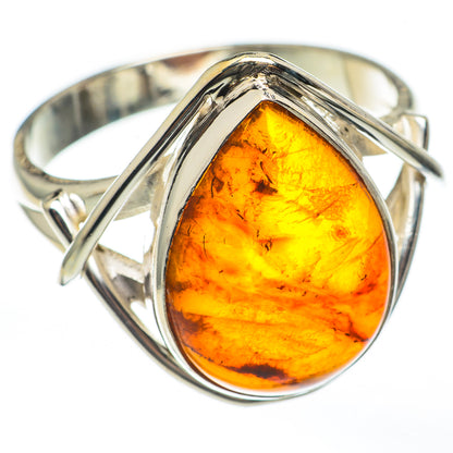 Baltic Amber Rings handcrafted by Ana Silver Co - RING68187