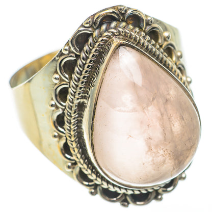Rose Quartz Rings handcrafted by Ana Silver Co - RING68190