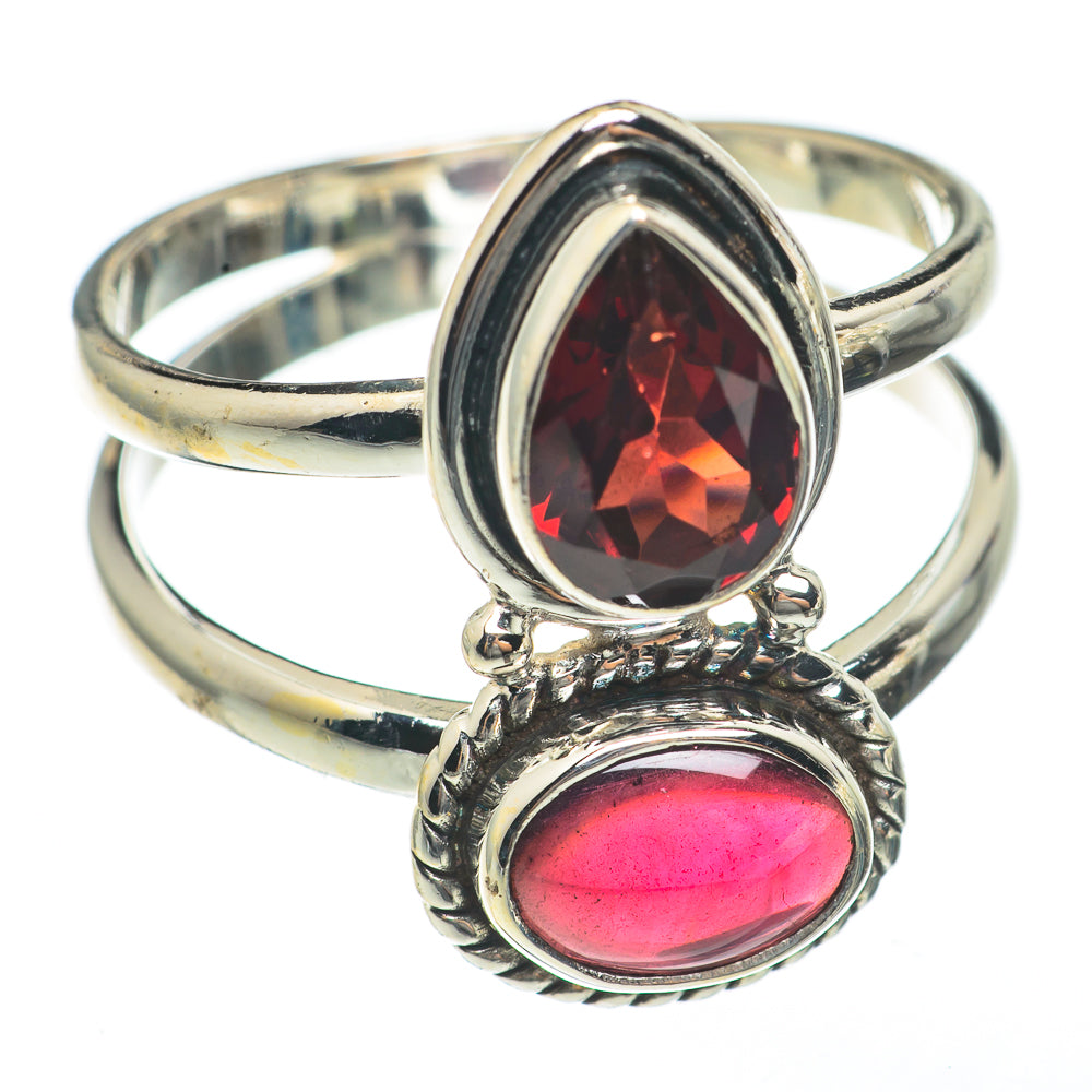 Garnet Rings handcrafted by Ana Silver Co - RING68193