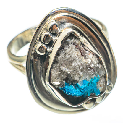 Cavansite Crystal Rings handcrafted by Ana Silver Co - RING68206