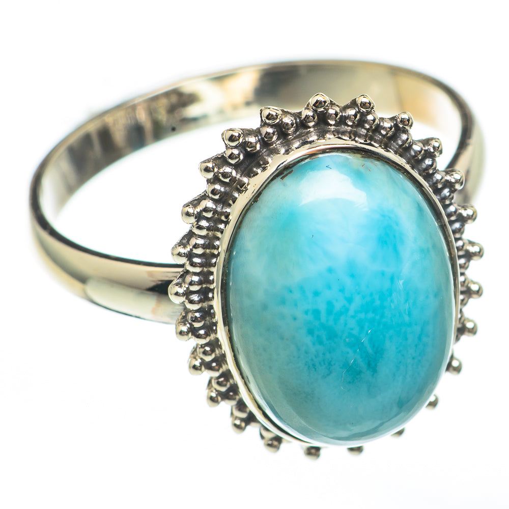 Larimar Rings handcrafted by Ana Silver Co - RING68209