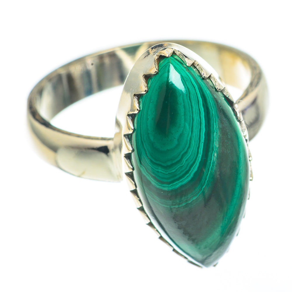 Malachite Rings handcrafted by Ana Silver Co - RING68213
