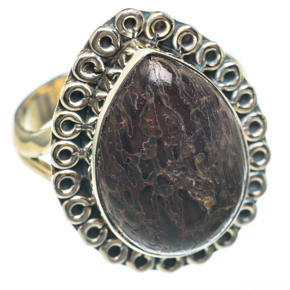Dinosaur Bone Rings handcrafted by Ana Silver Co - RING68215