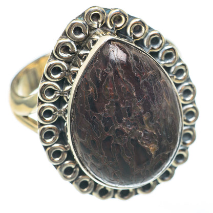 Dinosaur Bone Rings handcrafted by Ana Silver Co - RING68215